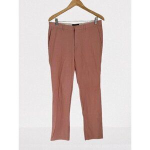 JOHN BARRITT Pants Cotton Pink White Pinstripes Trousers Size 50 IT/ 34 US
